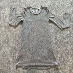 Everly Sweater Dress Women's Small Lightweight gray